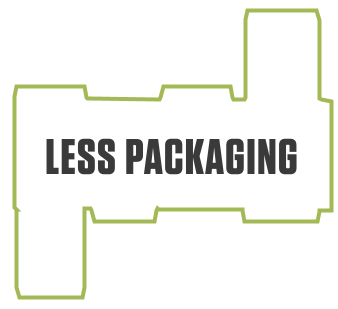 Less Packaging