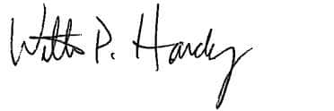 William Hardy Signature