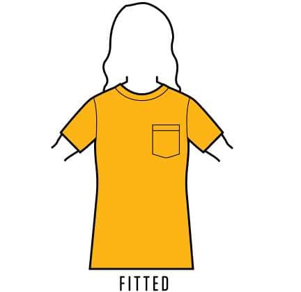 Fitted: Slimmer through the body.